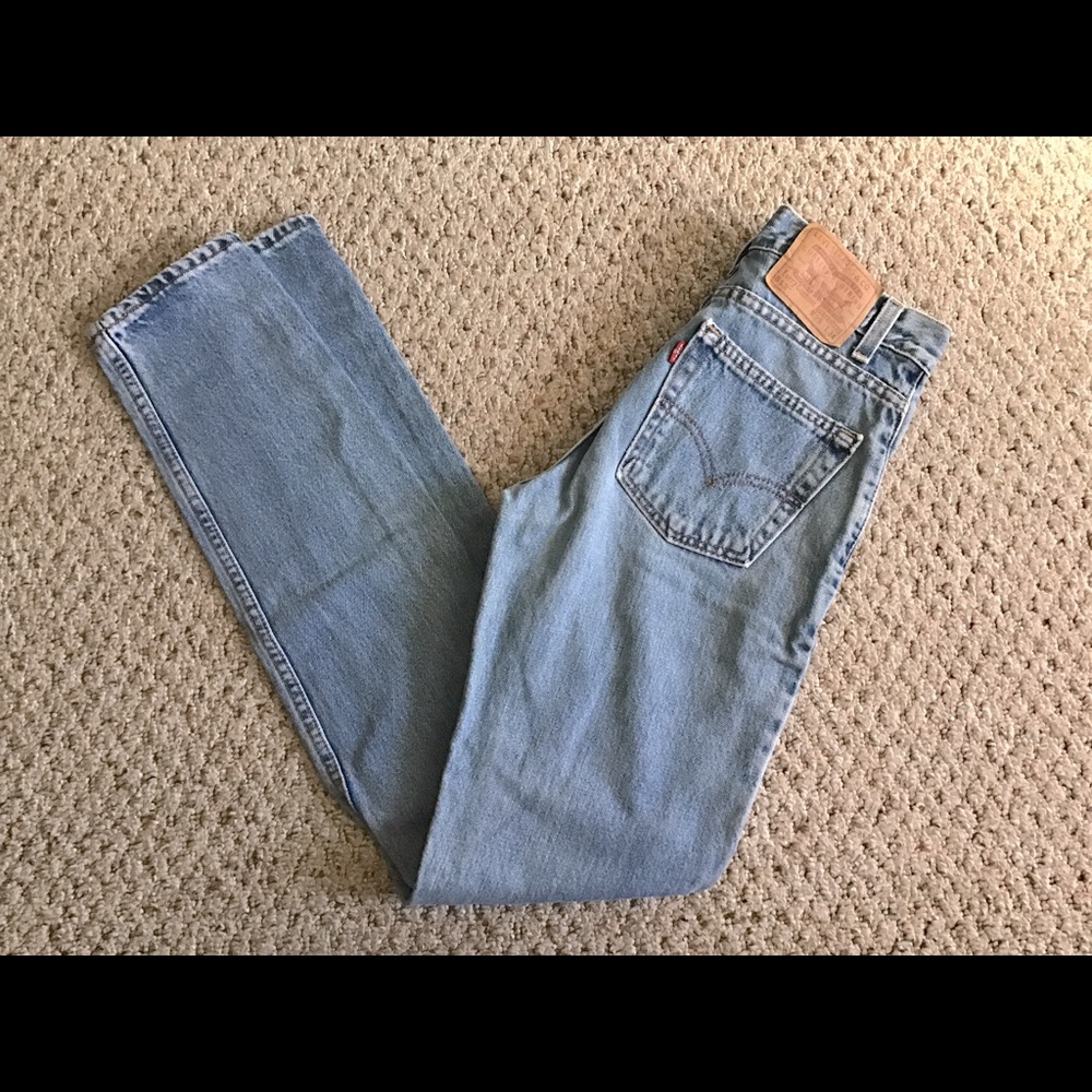 Vtg Levi’s 512 Slim Fit Tapered Leg Jeans 29x34